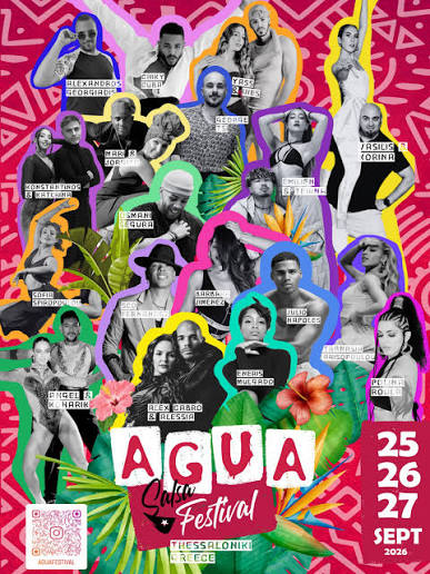 Poster for Agua Salsa Festival 2026