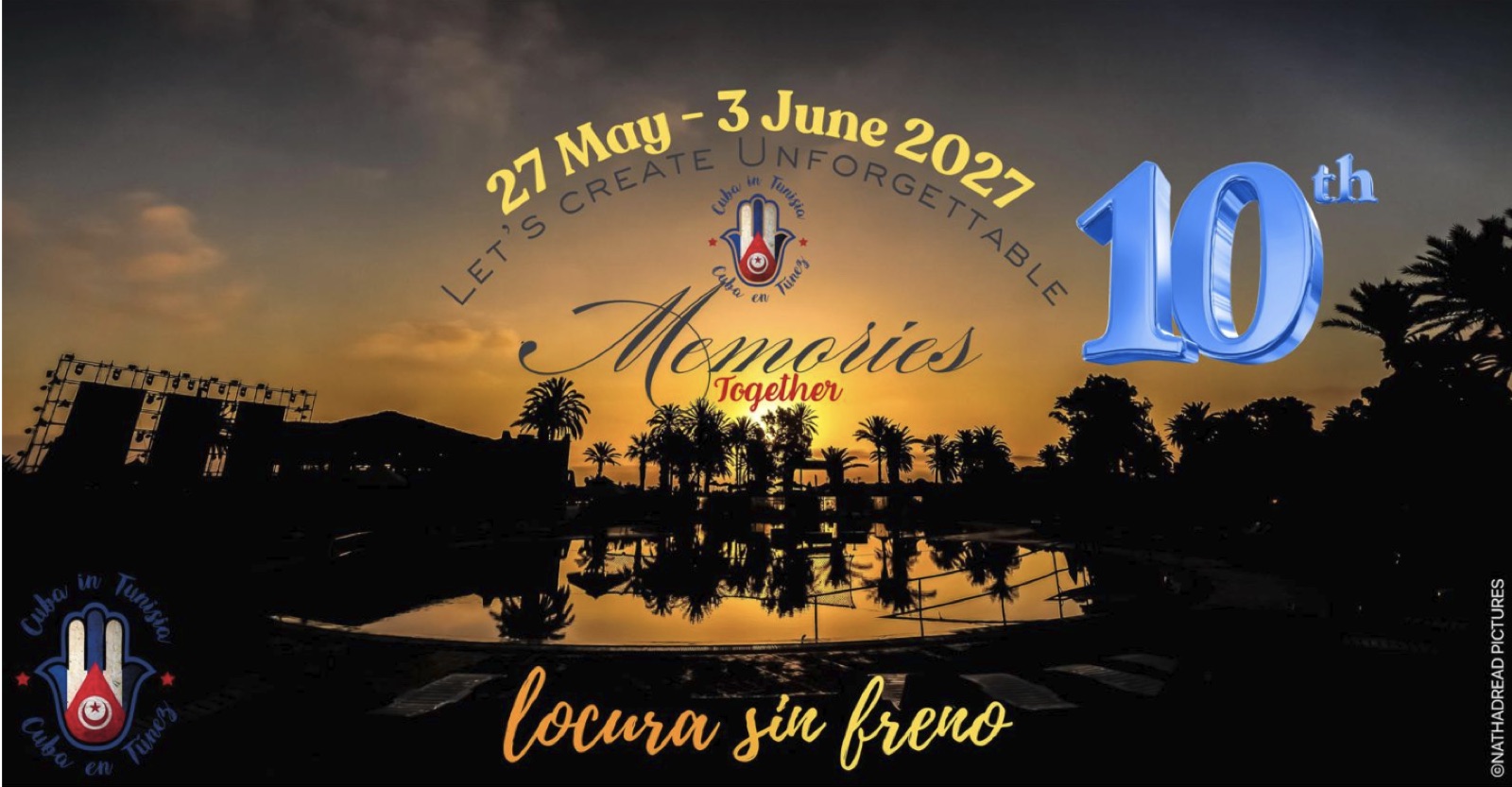 Official poster for Cuba in Tunisia 2027, Monastir, Tunisia