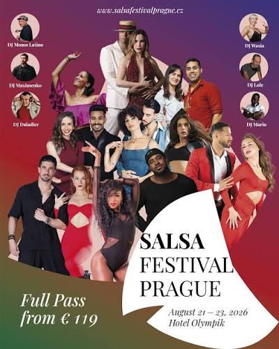 Poster for Salsa Festival Prague 2026