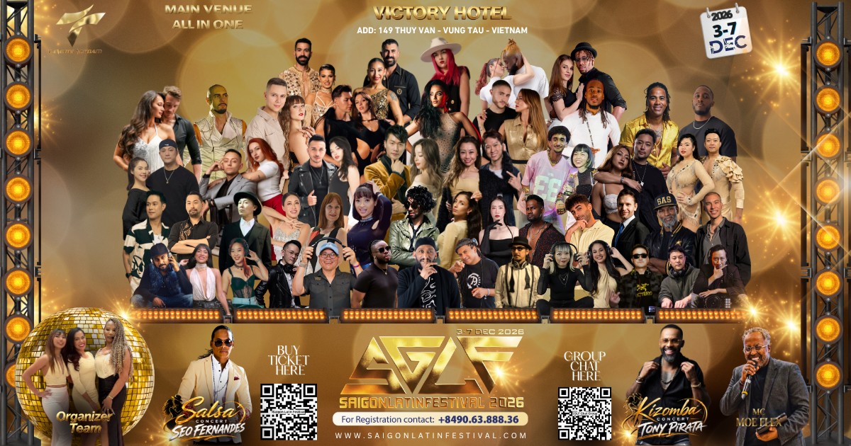 Poster for Saigon Latin Festival 2026