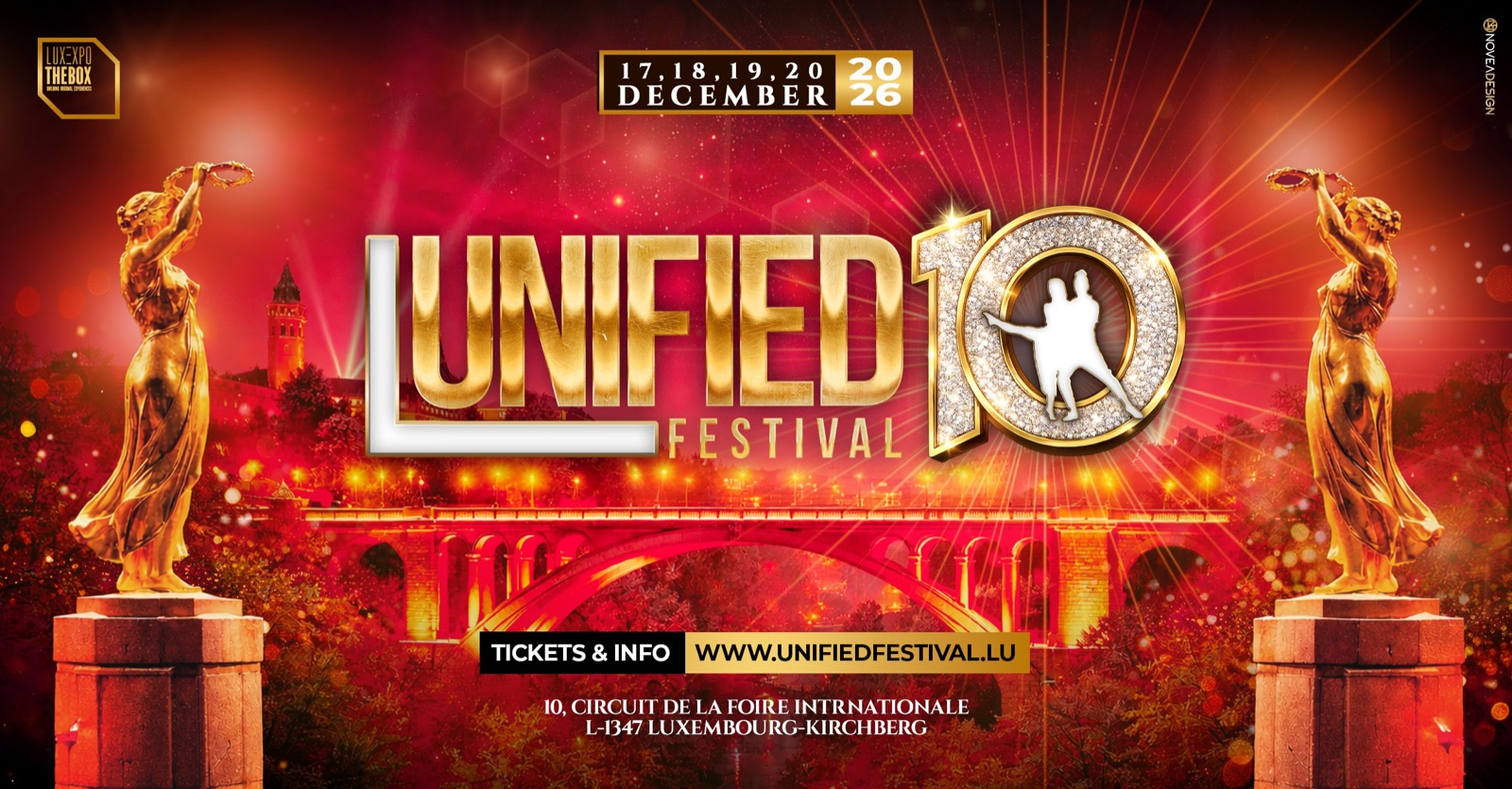 Official poster for Unified Dance Festival 2026, Luxembourg, Luxembourg