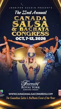 Poster for Canada Salsa and Bachata Congress 2026
