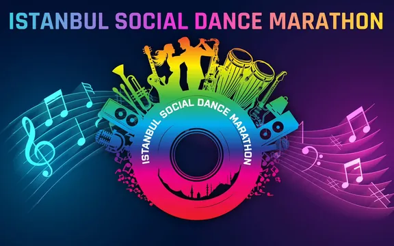 Official poster for Istanbul Social Dance Marathon 2026, Istanbul, Turkey