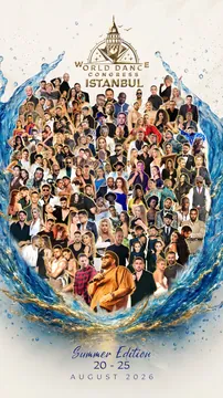 Official poster for Istanbul World Dance Congress Summer Edition 2026, Istanbul, Turkey