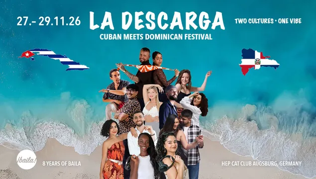 Poster for La Descarga • Cuban meets Dominican 2026