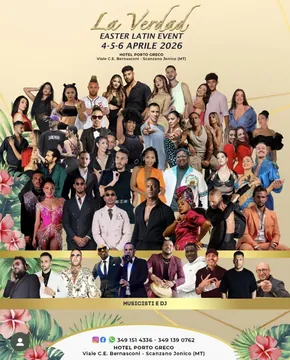Official poster for La Verdad Latin Event 2027, Scanzano Jonico, Italy